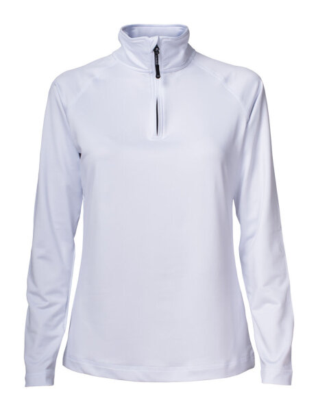 Cutter & Buck GC Maria Bildhausen Coos Bay Half Zip Ladies White