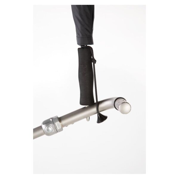 JuCad GOLFSCHIRM windproof & Window mit Stift, silber (mit UV-Schutz)
