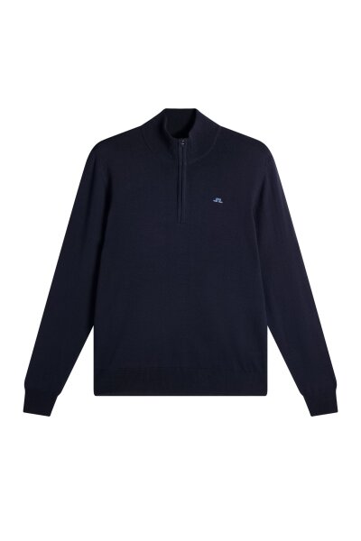 J. Lindeberg Kiyan Quater Zip Sweater navy