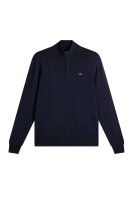 J. Lindeberg Kiyan Quater Zip Sweater navy
