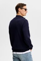 J. Lindeberg Kiyan Quater Zip Sweater navy
