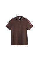 J. Lindeberg Tour Tech Pique Polo Seal Brown