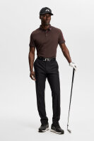 J. Lindeberg Tour Tech Pique Polo Seal Brown