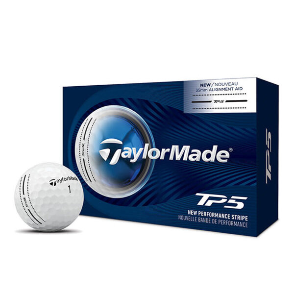 TaylorMade TP5 Stripe white 2026 1/2 DTZ