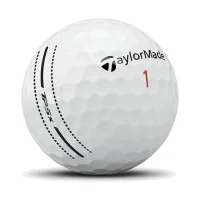 TaylorMade TP5x Stripe white 2026 1/2 DTZ