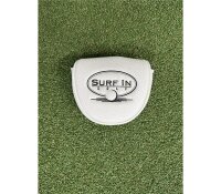 Surf In Mallet Center Shaft Puttercover white